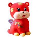 Peluche tigre du zodiaque chinois, collection confortable, fabrication soign�e, cadeau de nouvel an, ...