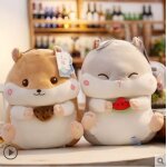 Peluche en tissu pour bb, jouets doux, mignon, petit hamster, cadeau de mariage