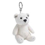 Peluche wwf porte cl ours polaire 10 cm (10 cm)