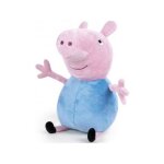 Peluche xl george pig 60 cm bleu - peppa pig famille cochon - peluche classique geante et douce - set ...