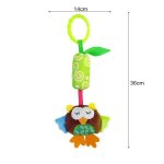 Pendentif carillon a vent pour poussette de bb, avec cloche et colle dentaire, jouet pour de 0 a 3 ...