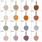 Pendentif cha�ne attache - t�tine pour b�b�, 1 pi�ce, porte - sucette en forme de feuille de coton doux, ...