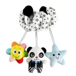Pendentif de lit rconfortant pour bb de 0 a 1 ans, jouet cognitif color, mignon, animal de dessin ...