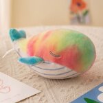 Pendentif mini baleine de dessin anim, petit dauphin color, animal en peluche pour enfants et filles, ...
