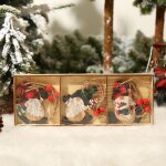 Pendentifs de noël 2022, 9 pièces, ornements suspendus, jouets pour enfants, cadeau de nouvel an pour ... Pendentifs de noël 2022, 9 pièces, ornements suspendus, jouets pour enfants, cadeau de nouvel an pour ...