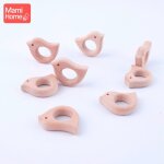 Pendentif petit oiseau en bois, 20 pi�ces, jouets a m�cher, dentition en bois, nouveau - n� b�b�, accessoires ...