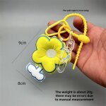 Pendentif de porte - cls en peluche mode coloriage artisanat floral pour sac a dos dcoration en gros ...