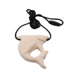 Pendentif requin mignon en silicone de qualit� alimentaire, anneau de dentition pour b�b�, bijoux d'allaitemen ...