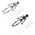 Pendentifs de squelette en plastique lumineux, d�cor de squelette suspendu en faux squelette humain pour ...