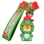 Pendentif tigre lger en mtal, ornements de tigre, apparence vive, blocs de construction de texture ...