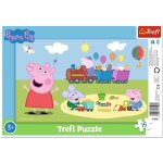 - peppa pig, jolly train - puzzles a cadre pour les tout - petits, 15 grandes pices, cadre et plateau ...