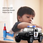 Perceuse electrique pour enfants, 45 jeux de bricolage, voiture de police, perceuse electrique, jouet ...