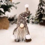 Pre nol cadeaux de nol dcoration d'arbre de nol jouets en peluche poupe gnome en peluche ornement ...