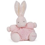 Perle de kaloo perle - peluche patapouf lapin rose 25 cm
