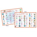Permanent mixte sous main set alphabet table educa