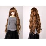 Perruque boucl�e jaune clair, cheveux boucl�s, poup�e barbie, fournitures de fabrication, pour 100 1 ...