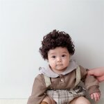 Perruque de cosplay pour bb garon et fille, accessoires de cheveux mignons, chapeau, postiche, nouvel ...