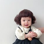 Perruque de cosplay pour bb garon et fille, accessoires de cheveux mignons, chapeau, postiche, nouvel ...