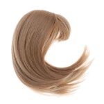 Perruque lisse et soign�e pour poup�e 1 / 6 bjd, postiche f�erique, diy