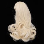 Perruque longue boucl�e a la mode pour poup�e de salon de 16 pouces, accessoires de bricolage l�gers