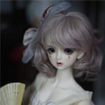 Perruque longue boucle rose clair pour poupe 1 / 3, postiche a faire soi - mme