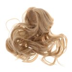 Perruque longue ondule pour poupe fille 1 / 4, accessoires de fabrication diy, pour bjd pullip msd ...