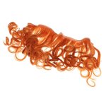 Perruque multicolore pour femmes, coupe de cheveux, diy, 15cm, boucle, poupe, accessoire, jouet
