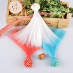Perruque de poupe extension naturelle, 15x100cm, accessoires, vtements russes faits a la main
