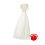 Perruque synthtique boucle de 15cm, cheveux longs et lisses, allaosify, trame de fil haute temprature, ...