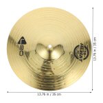 Persch - kit de cymbales de jazz en laiton, pièces de musique, splash crash, hi - hat #a Persch - kit de cymbales de jazz en laiton, pièces de musique, splash crash, hi - hat #a