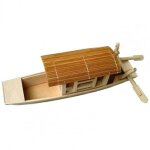 Petit bateau de pche en bois, modle sr, durable, ornements exquis pour la maison