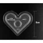 Petit coeur - perlage pupukou 2. 6mm, 7 types de sélection, gabarit de perles pour hama, outil, jouet ... Petit coeur - perlage pupukou 2. 6mm, 7 types de sélection, gabarit de perles pour hama, outil, jouet ...