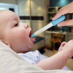 Petits compte - gouttes d'alimentation en silicone 5ml, 4 pi�ces, plastique d'alimentation, m�dicaments, ...