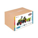 Les petits jardiniers tracteur claas avec remorque