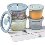 Petit pot conservation bébé silicone, lot de 6 pot bebe repas, pot bebe conservation 120ml, boîtes de ... Petit pot conservation bébé silicone, lot de 6 pot bebe repas, pot bebe conservation 120ml, boîtes de ...
