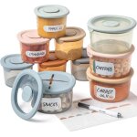 Petit pot conservation bébé silicone, lot de 6 pot bebe repas, pot bebe conservation 120ml, boîtes de ... Petit pot conservation bébé silicone, lot de 6 pot bebe repas, pot bebe conservation 120ml, boîtes de ...