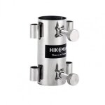Petit poteau de bche en mtal compact et largement utilis, tube fixe, accessoire de tente, support ...