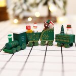 Petit train en bois, d�coration de no�l pour la maison, jouets pour enfants, cadeau de no�l 2022, d�cor ...