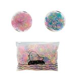 Petite attache elastique pour cheveux, en caoutchouc color, pour femmes et filles, couleur de printemps, ...
