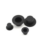 Petite casquette en plastique noir, 10 pices, chapeau mignon le mini clown, accessoires de bricolage, ...