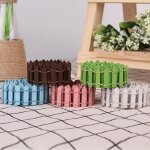 Petite clôture miniature en bois, bricolage, féerique, micro portes de maison de poupée, ornement décoratif, ... Petite clôture miniature en bois, bricolage, féerique, micro portes de maison de poupée, ornement décoratif, ...