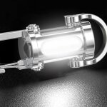 Petite lampe de poche porte - cls lampe de porte - cls rechargeable par usb, lumire vive etanche equipement ...