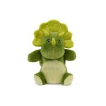 Petite peluche podcolle marionnette dino - vert