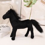 Petite poupe poney en peluche, cheval de sang, cheval dragon blanc, poupe de chiffon, cadeau pour garon ...