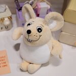 Petite souris en peluche, poupe souris du zodiaque, oreiller souris, poupe bb endormie, lit, anniversaire ...