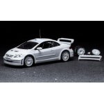 Peugeot 307 wrc - blanc - 2 jeux de roues et pneus et extra rear spoiler 1 / 43 ixo