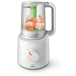 Philips avent scf870 - mixeur - cuiseur pour b�b�s - 0. 2 litres - 400 watt - blanc / vert