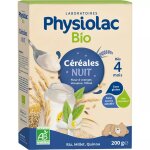 Physiolac c�r�ales nuit bio 200 g