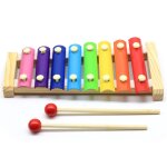Piano a frappe en bois coloré, 8 tons, avec maillets, instrument de musique, jouet montessori, cadeau ... Piano a frappe en bois coloré, 8 tons, avec maillets, instrument de musique, jouet montessori, cadeau ...