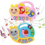Piano musical pour enfants, jouets educatifs pour bébés de 0 a 12 mois, clavier a sons d'animaux, graphiques ... Piano musical pour enfants, jouets educatifs pour bébés de 0 a 12 mois, clavier a sons d'animaux, graphiques ...